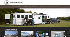 Desktop Screenshot of horsetrailers.net